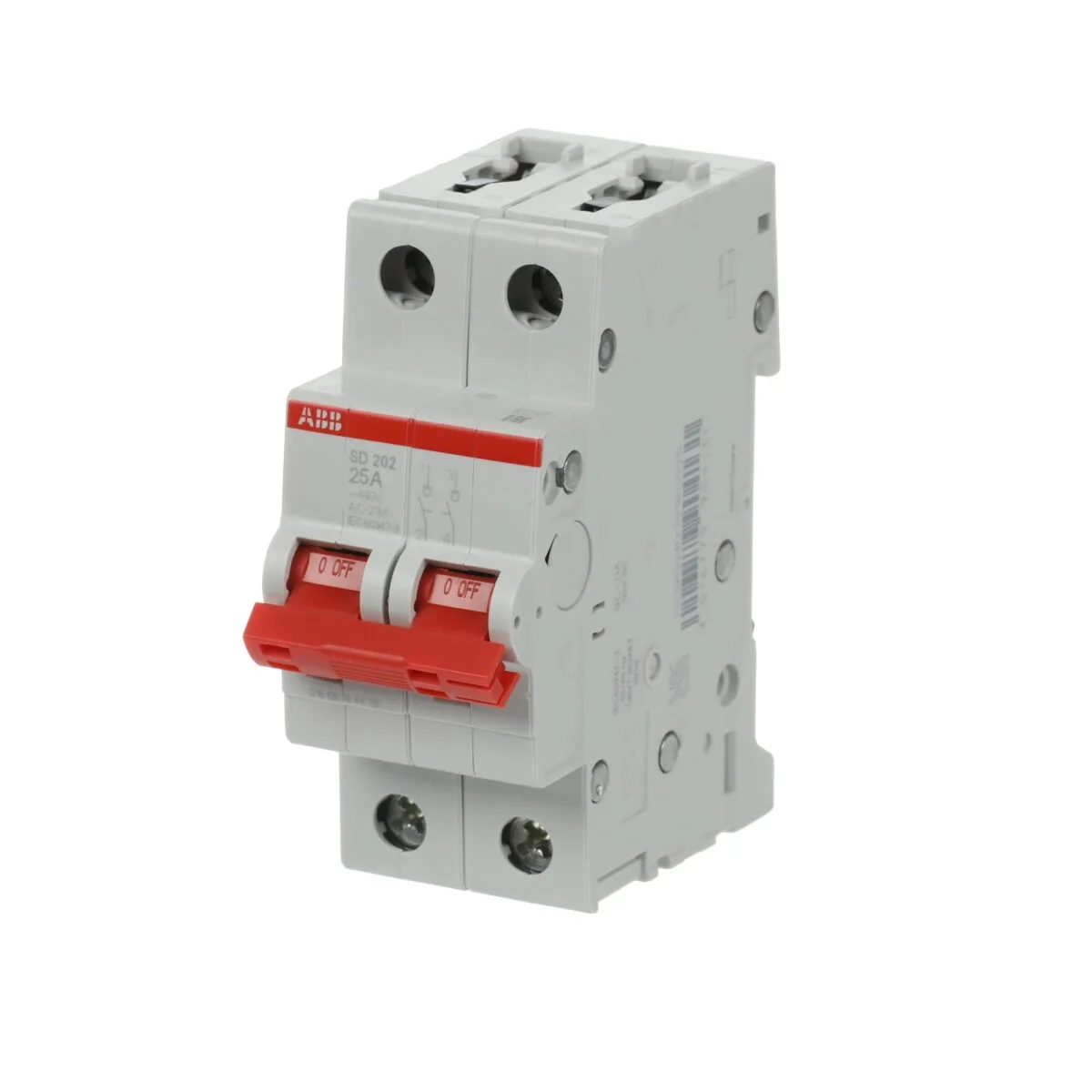 ABB SD202/25 25 Amper 2 Kutuplu Yük Ayırıcı Anahtar - Görsel 2