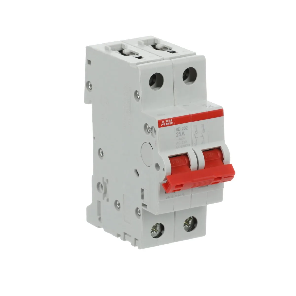 ABB SD202/25 25 Amper 2 Kutuplu Yük Ayırıcı Anahtar - Görsel 3