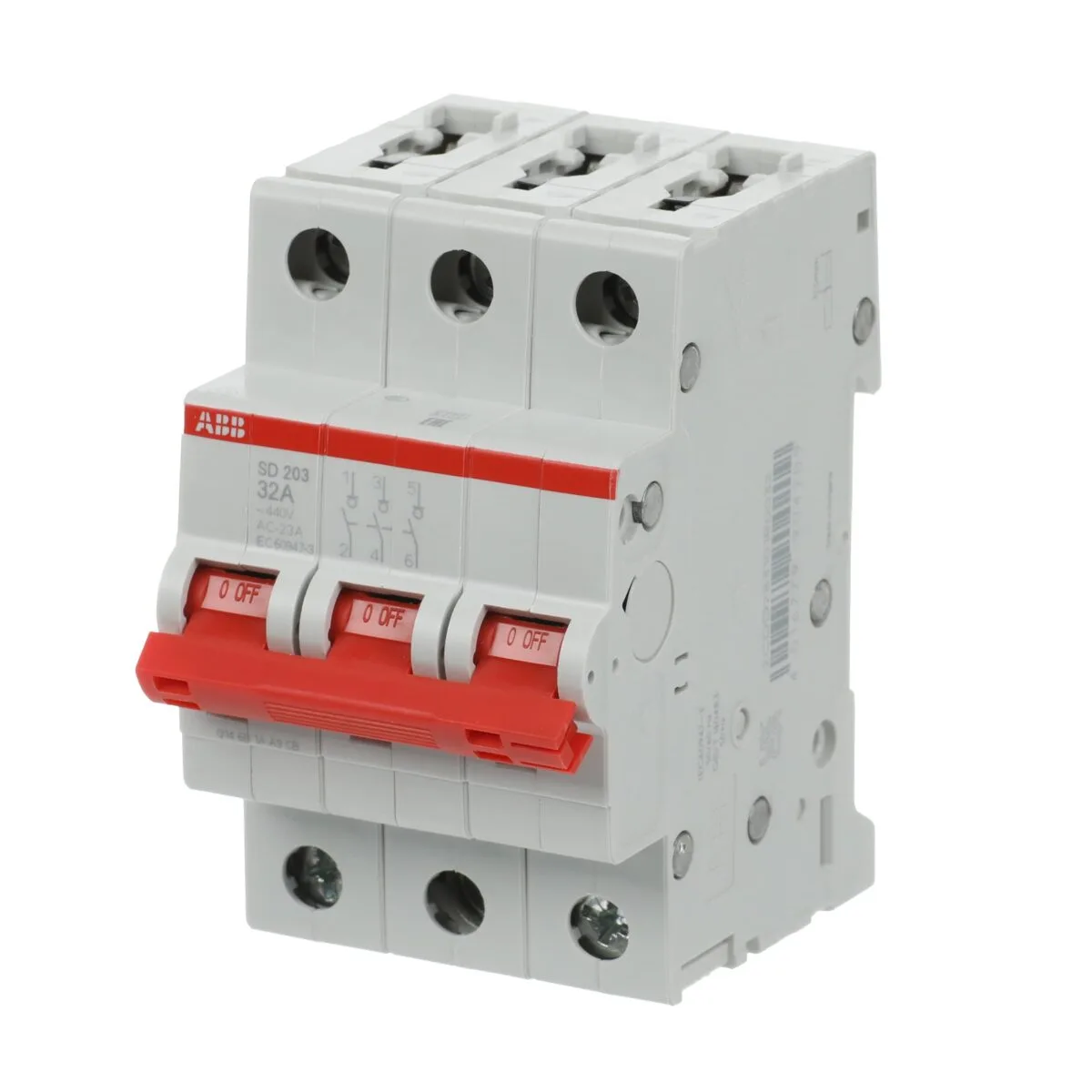 ABB SD203/32 32 Amper 3 Kutuplu Yük Ayırıcı Anahtar - Görsel 2