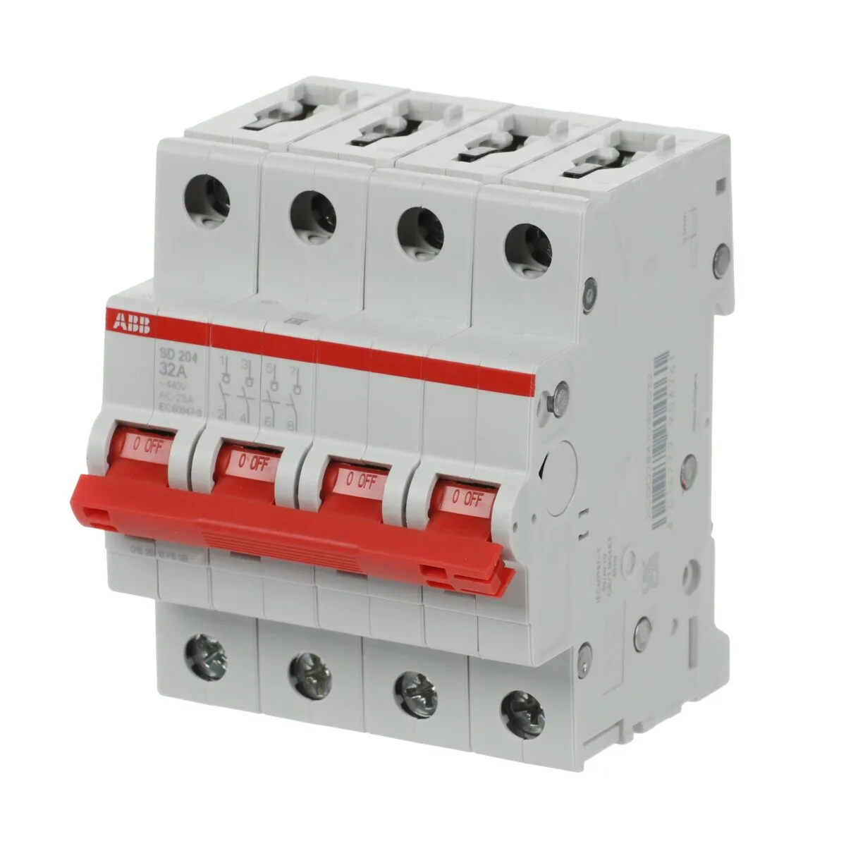 ABB SD204/32 32 Amper 4 Kutuplu Yük Ayırıcı Anahtar - Görsel 2