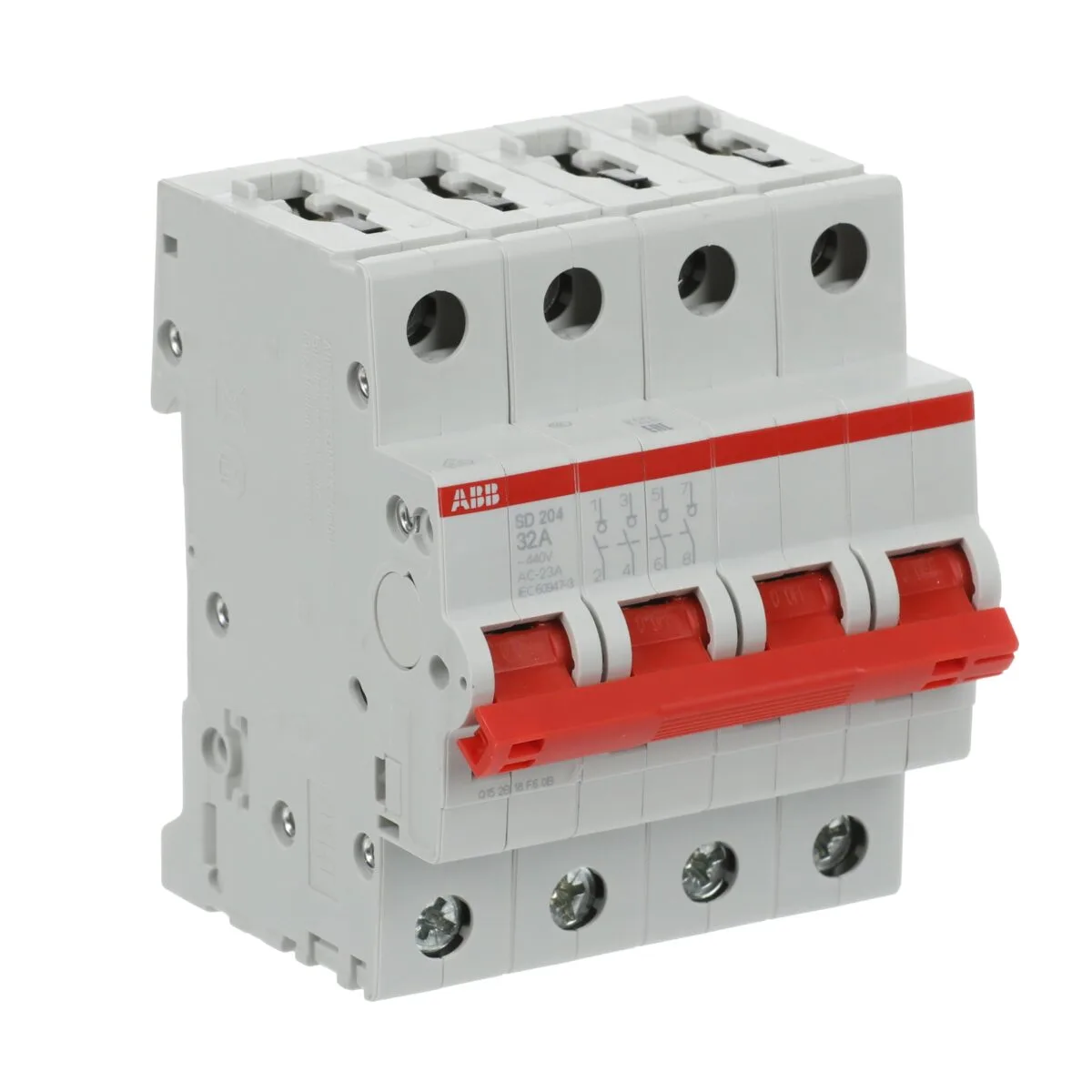 ABB SD204/32 32 Amper 4 Kutuplu Yük Ayırıcı Anahtar - Görsel 3