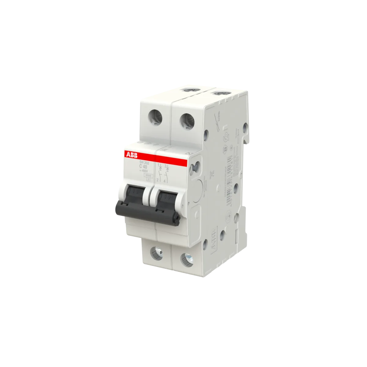 ABB SH201-C40 NA 40 Amper 1 Kutuplu + Nötr 6kA C Tipi Otomatik Sigorta - Görsel 2