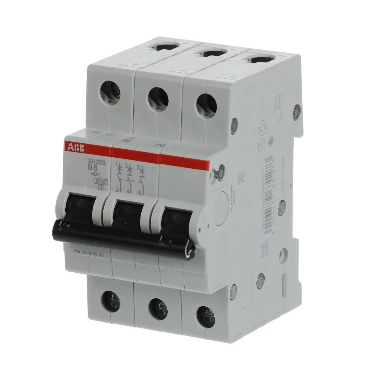 ABB SH203-B6 6 Amper 3 Kutuplu 6kA B Tipi Otomatik Sigorta - Görsel 2