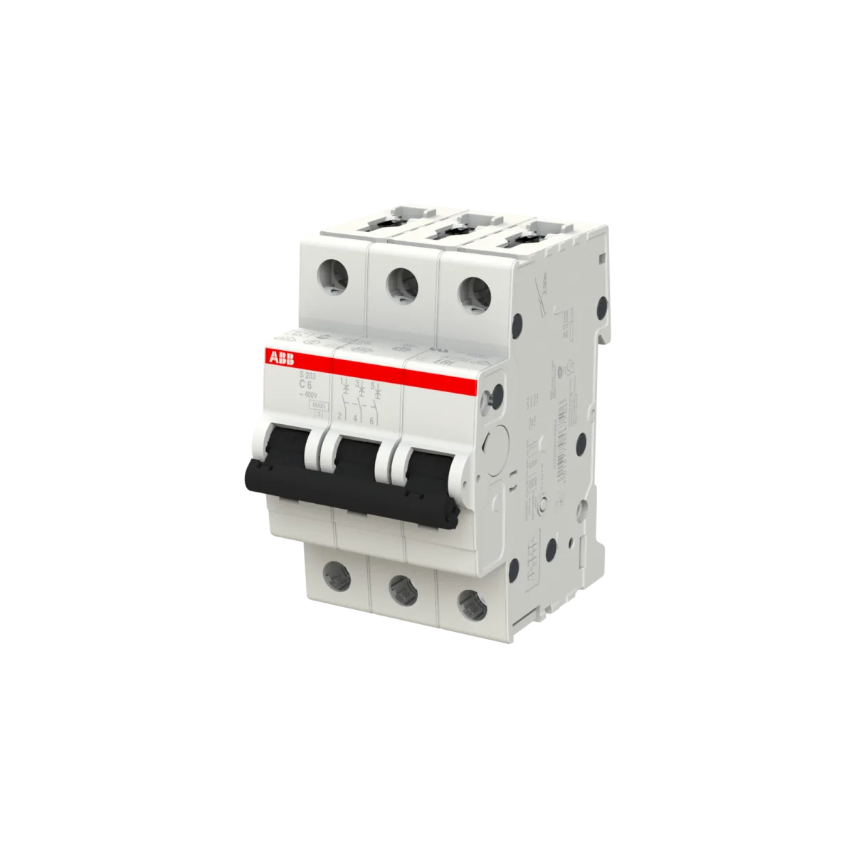 ABB S203-C6 6 Amper 3 Kutuplu 6kA C Tipi Otomatik Sigorta - Görsel 2