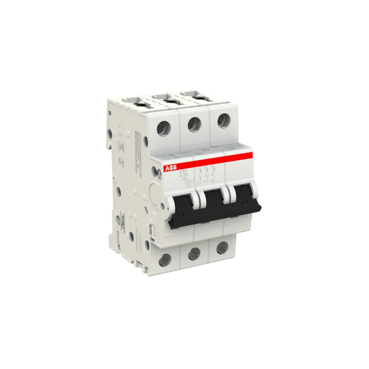 ABB S203-C20 20 Amper 3 Kutuplu 6kA C Tipi Otomatik Sigorta - Görsel 3