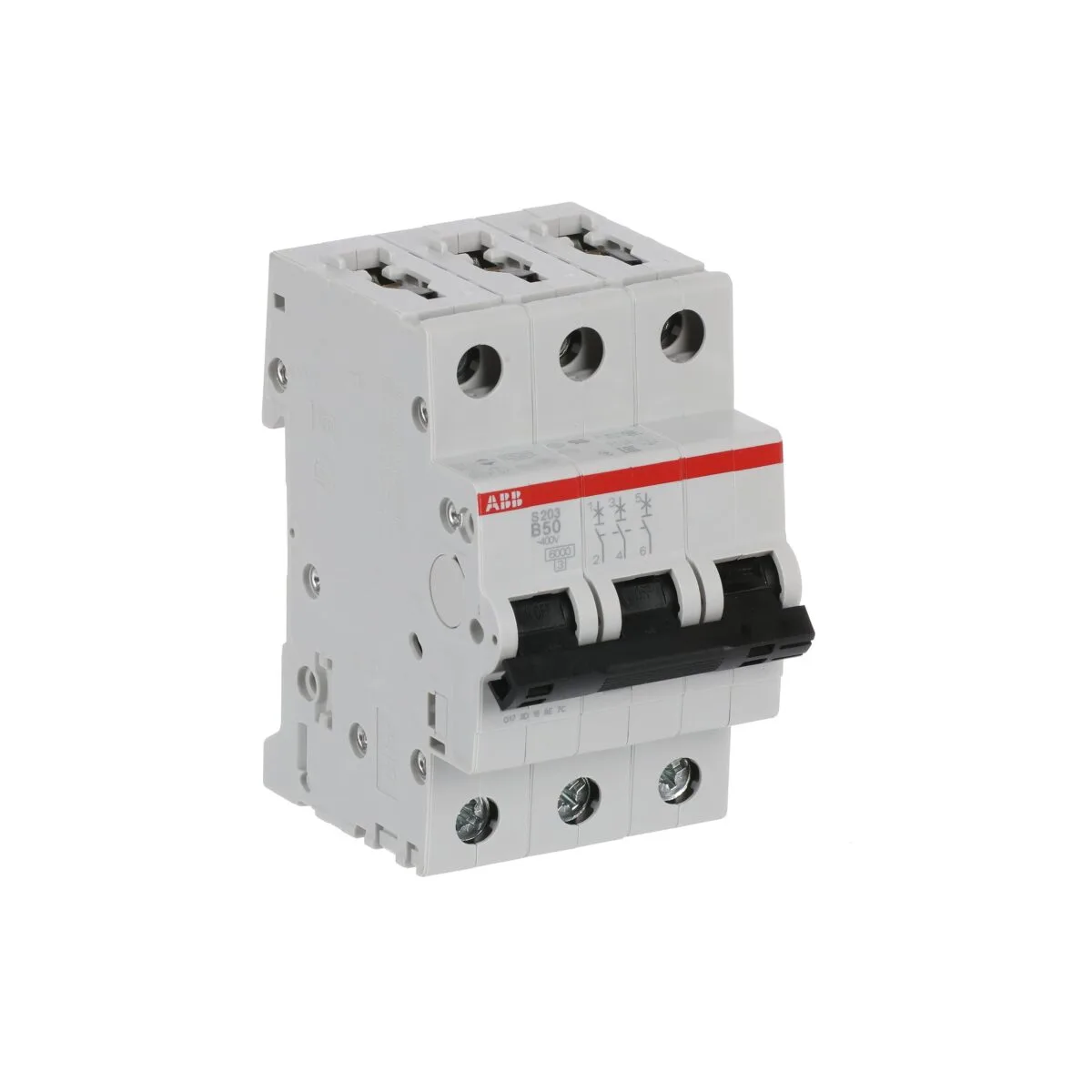 ABB S203-B50 50 Amper 3 Kutuplu 6kA B Tipi Otomatik Sigorta - Görsel 3