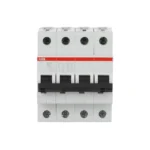 ABB S204-C4 4 Amper 4 Kutuplu 6kA C Tipi Otomatik Sigorta