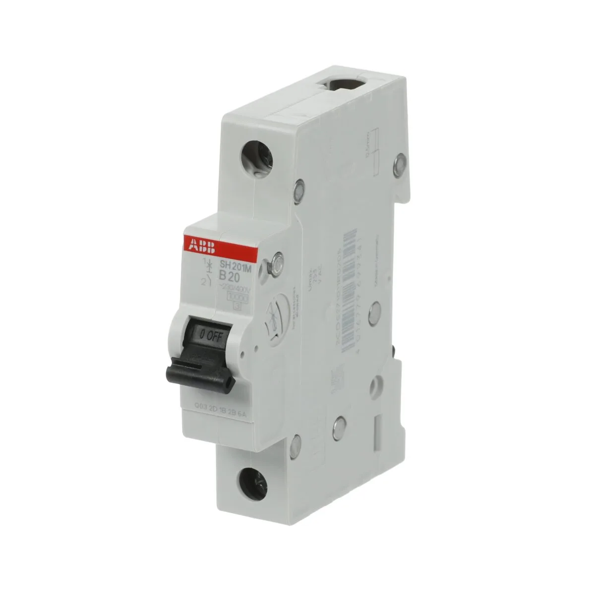 ABB SH200M Serisi 20 Amper 1 Kutuplu B Tipi Otomatik Sigorta - Görsel 2