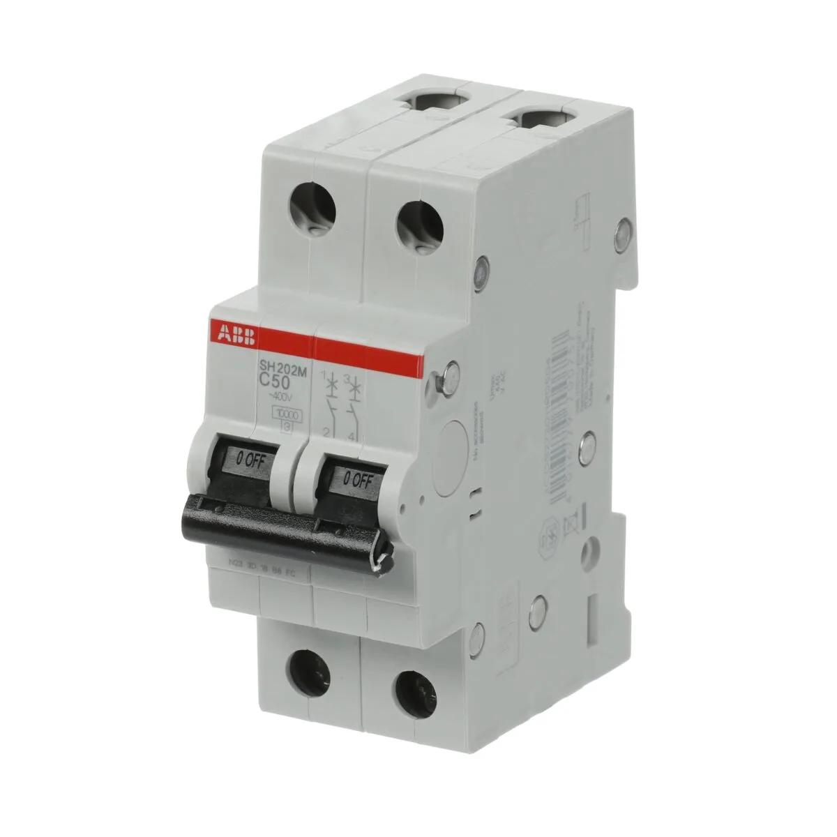 ABB SH200M Serisi 50 Amper 2 Kutuplu C Tipi Otomatik Sigorta - Görsel 2