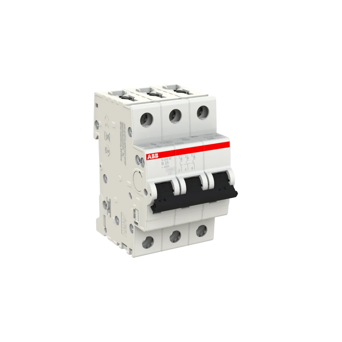 ABB S203M-B25 25 Amper 3 Kutuplu 10kA B Tipi Otomatik Sigorta - Görsel 3