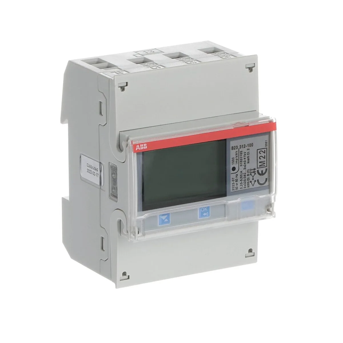 ABB B23 312-100 Trifaze Direkt Bağlantılı Elektrik Sayacı (Modbus - Gümüş Seri) - Görsel 3
