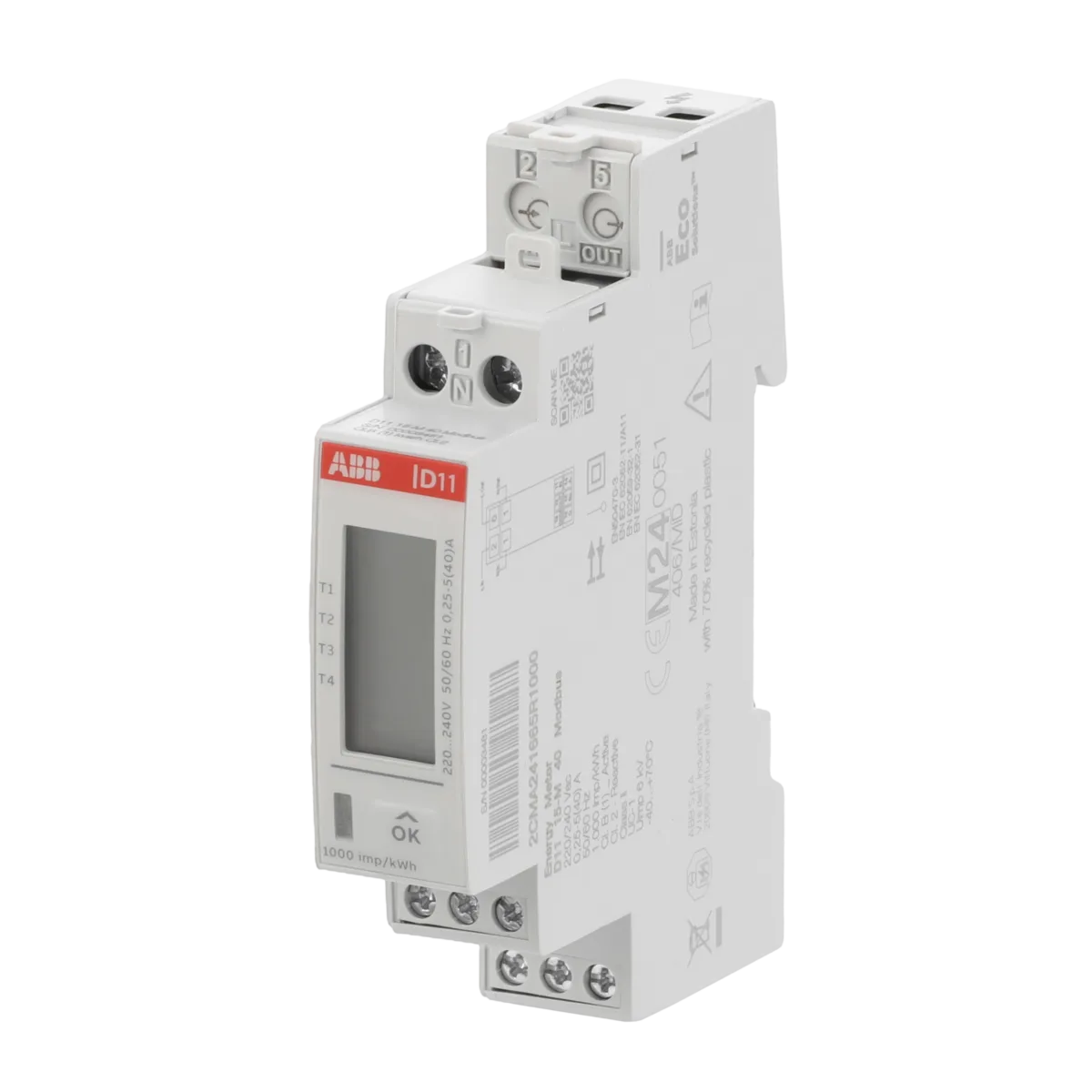 ABB D11 15-M 40 Modbus Tek Fazlı Enerji Sayacı - Görsel 2