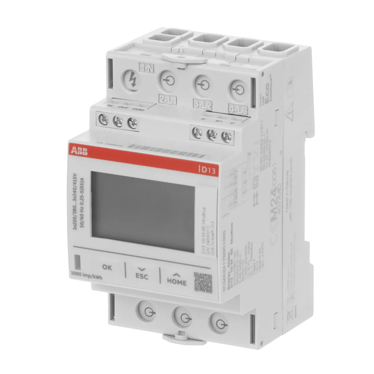 ABB D13 15-M 65 Modbus Üç Fazlı Enerji Sayacı - Görsel 2