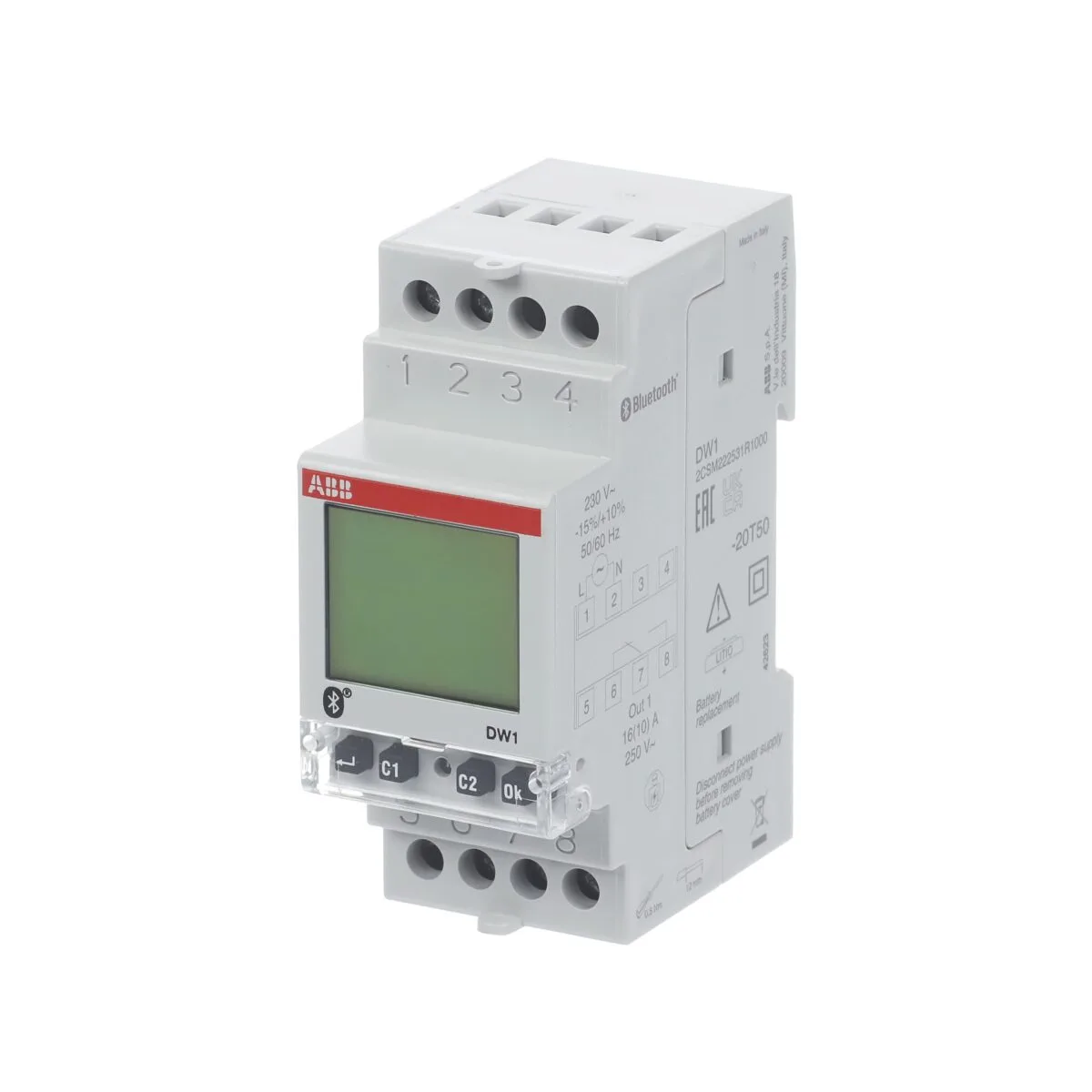 ABB DW1 Dijital Haftalık Zaman Saati (1 Kanallı) - Görsel 2