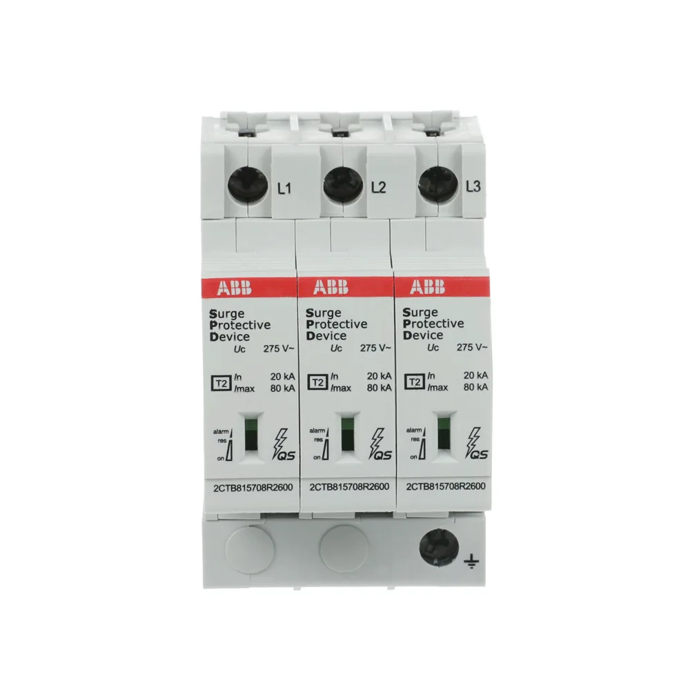 ABB OVR T2 3L 80kA 275V Trifaze Yardımcı Kontaklı Parafudr