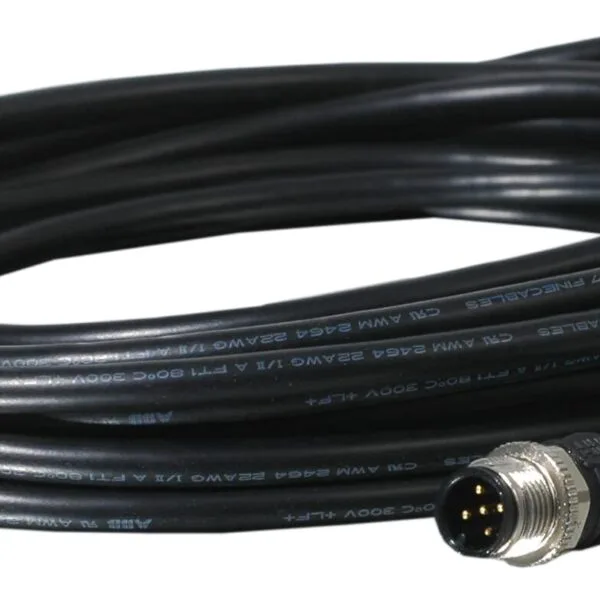 ABB 2TLA020056R1200 - M12-C102 10M Cable 5X0.34 Male