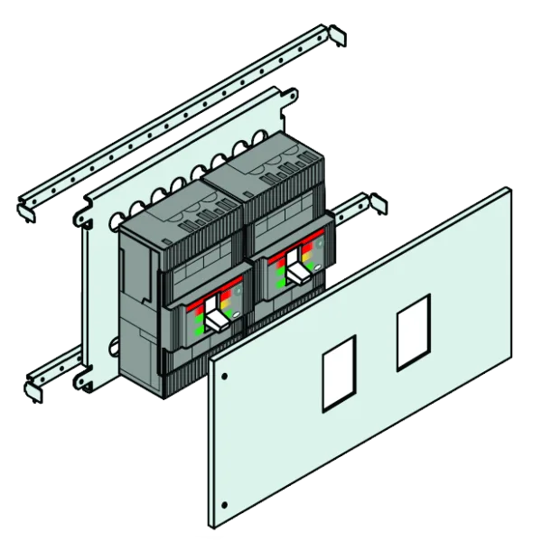 ABB 4TRB160009R0002 - Tmax XT1 Yan Yan Dikey Montaj Plakası –