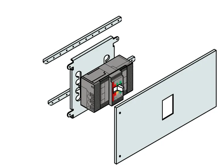 4TRB160009R2001 ABB 4TRB160009R2001 - Tmax TX1 3P/4P Yatay Montaj Kiti –