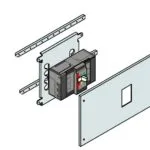 ABB 4TRB160009R2005 - Tmax TX3 3P/4P Yatay Montaj Kiti –