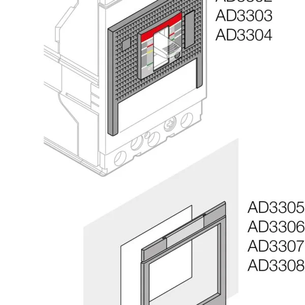 ABB AD3301 - Mostrına Per XT1 3P Montato Su Guıda DIN