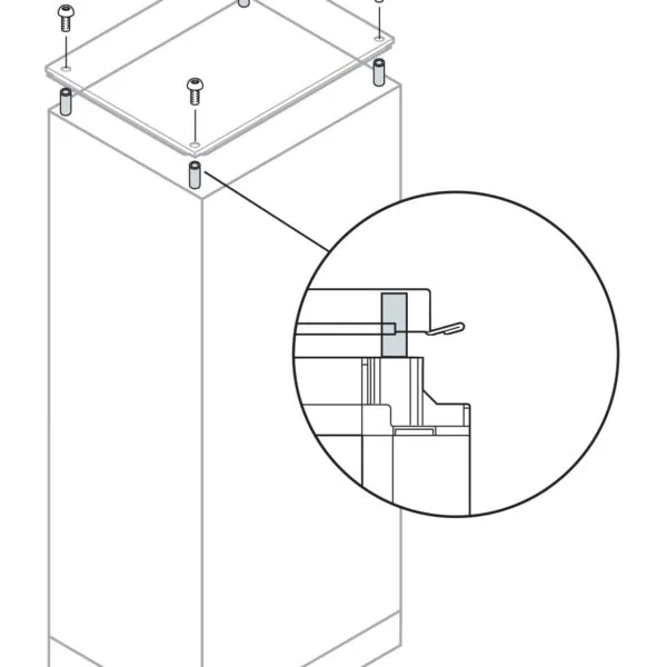 ABB AE1015 - Upper IS2 Ventılatıon Kıt