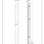 ABB EB1101 - N.2 Back Plate Sliding Guides D=1000mm