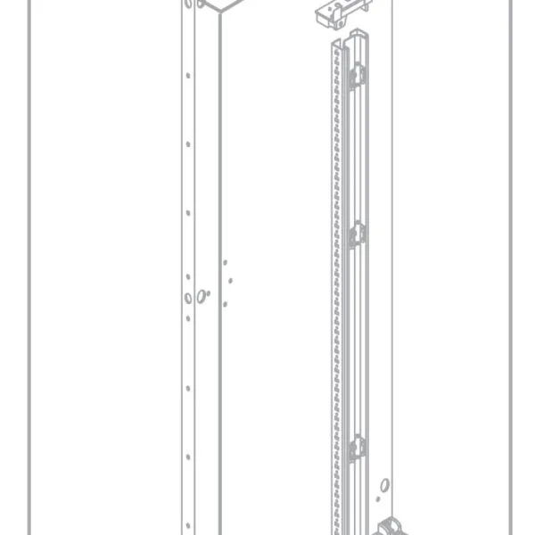 ABB EB1101 - N.2 Back Plate Sliding Guides D=1000mm