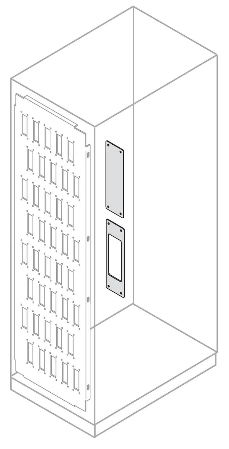 EE0024 ABB EE0024 - N°10 Connectors Closing Plates 24 Poles