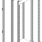 ABB EM2002 - N°4+2 Uprights For Cell H=2000mm