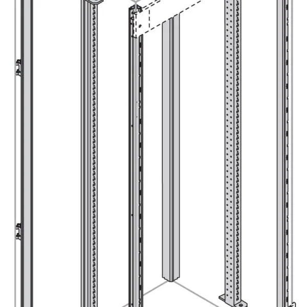 ABB EM2002 - N°4+2 Uprights For Cell H=2000mm