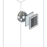 ABB EN2150K - Air+filter+fan 115V Kit 150X150MM
