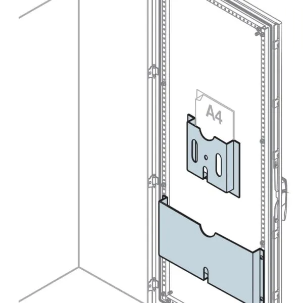 ABB EV1071K - Metal Document Pocket For Door W=600mm