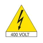 ABB EV1155 - Nｰ10 Triangle Stickers 125MM Flash
