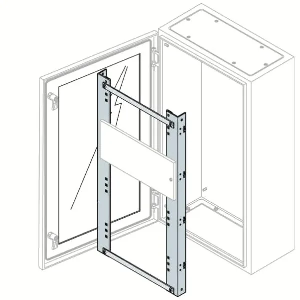 ABB KD1080K - N°2 Panel Uprights 180 DIN Mod. Sr
