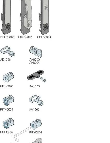 ABB PIRH0455 - Ronıs Insert 455 And Key Stand.ls.handle