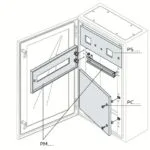ABB PS2876K - Hinged İnstr. Panel 72X72-200X800MM Sr