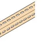 ABB TS4002 - N°2 Cable Rails W=1000mm Is