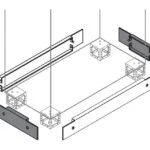 ABB ZN5000 - N°2 Base Strip Flanges 100X500MM