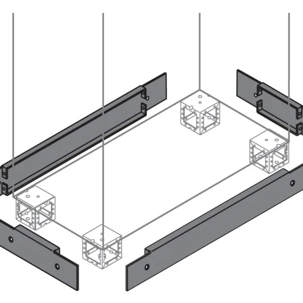 ABB ZN8000 - N°2 Base Strip Flanges 100X800MM