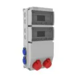 Bemis Ön 2 Ad. 3/25A. 380V. - Yan 4 Ad. 1/16A. 220V. Pano Priz IP44 BH10-2205-4020