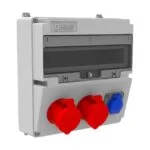 Bemis 5/32A. 380V. 2 Ad. Ön-1/16A. 220V. 1 Ad. P.p. Ön IP44 BH9-2234-1020