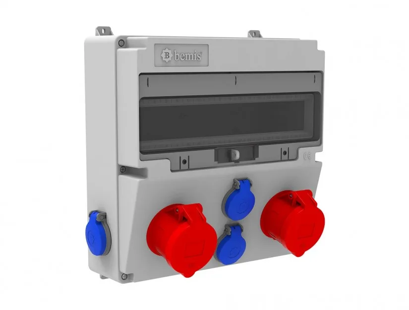 Bemis 5/32A. 380V. 2 Ad. Ön-1/16A. 220V. 2 Ad. Ön-1/16A. 220V. 4 Ad. Yan IP44 BH9-2234-2024 Bemis 5/32A. 380V. 2 Ad. Ön-1/16A. 220V. 2 Ad. Ön-1/16A. 220V. 4 Ad. Yan IP44 BH9-2234-2024 - Görsel 1