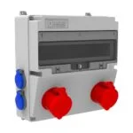 Bemis 5/32A. 380V. 2 Ad. Ön-1/16A. 220V. 4 Ad. Yan IP44 BH9-2234-4020