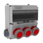 Bemis 4/32A. 380V. 3 Ad. Ön-1/16A. 220V. 2 Ad. Yan IP66 BH9-6324-2020