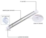 Cata CT-2474 18W 60cm Yatay Led Bant Armatür Günışığı - Görsel 4