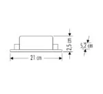 Cata CT-2592 12,5 Amper Şerit Led Trafosu 150 Watt Dış Mekan - Görsel 2