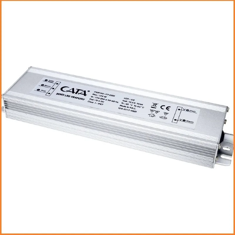 ct-2592 Cata CT-2592 12,5 Amper Şerit LED Trafosu(150w) Dış Mekan