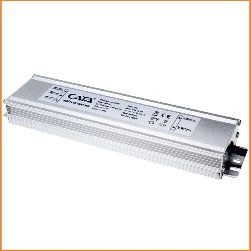 ct-2593 Cata CT-2593 17 Amper Şerit LED Trafosu(210w) Dış Mekan
