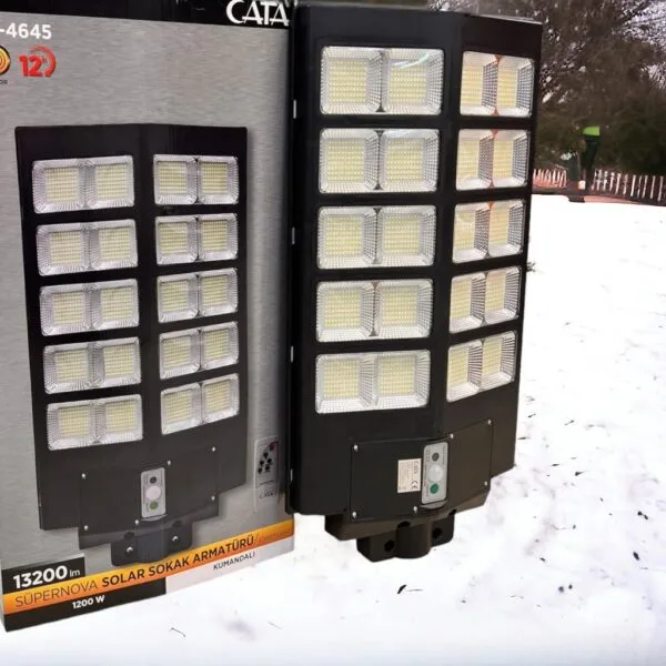 Cata CT-4645 Süpernova 1200W Solar Sokak Armatürü (Kumandalı)