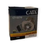 Cata CT-5270A 1,5w Yıldız Spot Power LEDli Beyaz Kasa (Amber)